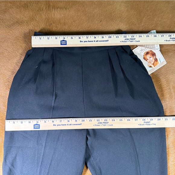 Vintage 80s 90s Deadstock Kathie Lee Collection Dresspants with Stirrups - Picture 4 of 6